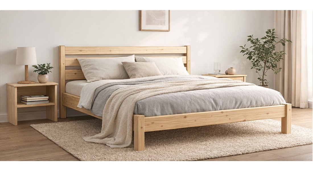 Ліжко з деревини своїми руками: покрокова інструкція для дому